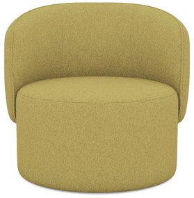 Mustársárga fotel Ipo – Makamii