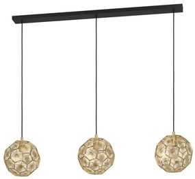 Eglo 39757 - Csillár zsinóron SKOURA 3xE27/60W/230V