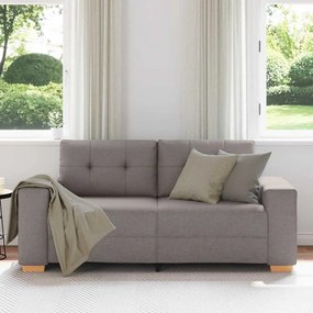tópszínű szövet loveseat kanapé 140 cm