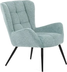 Fotel (füles), kék, szövet, AK-H9206 BLUE2