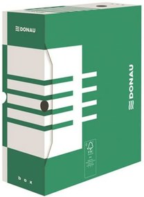 Archiválódoboz, A4, 120 mm, karton, DONAU, zöld (D7662Z)