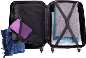 Sötét türkiz 2 részes szett keményfedeles bőrönddel „Motion” – M, L + M, XL