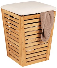 Bambusz szennyeskosár 55 l - Wenko