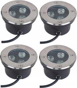 Kültéri spotlámpa Beépíthető Terasz Talajvilágító