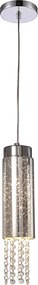 MILAGRO ML4363 MOONLIGHT Kristály Függesztett Lámpa Króm E14 IP20