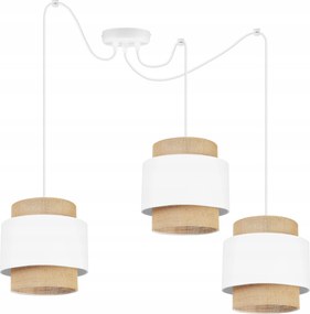 Mennyezeti Lámpa Lógó Csillár Hármas Pók Loft Lámpabúra Boho Juta