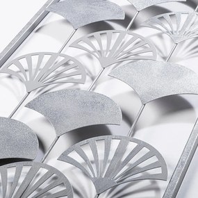 Fém fali dekoráció 32x90 cm Gingko – Wallity