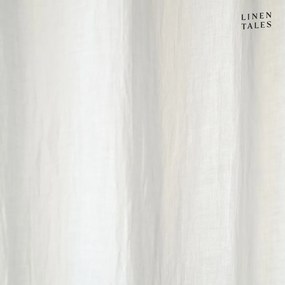 Fehér len fényáteresztő függöny 130x200 cm White – Linen Tales