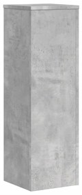 2 db betonszürke szerelt fa növénytartó állvány 25 x 25 x 80 cm