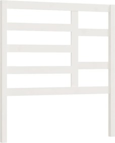 vidaXL fehér tömör fenyőfa ágyfejtámla 96 x 4 x 104 cm