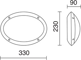 Novolux TEIA 317A-G05X1A-02 Süllyesztett mennyezeti lámpa E27 IP66