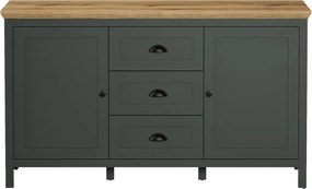Stanton fiókos szekrény sötétzöld