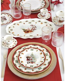 Karácsonyi porcelán desszertes tányér Nostalgic Christmas Time