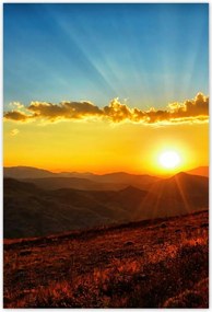 Poszterek 135x200 Gyönyörű naplemente