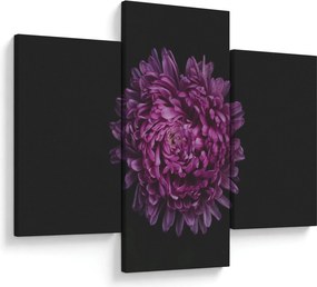 Lila virág képe (90x60 cm)