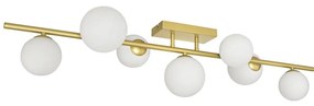 Brilagi - LED Felületre szerelhető csillár MILLA 7xG9/3W/230V arany/fehér 7010-7GW