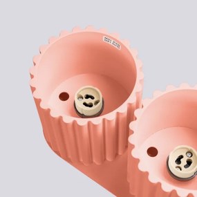 Sollux SL.1825 - AURA spotlámpa 2xGU10/10W/230V rózsaszín