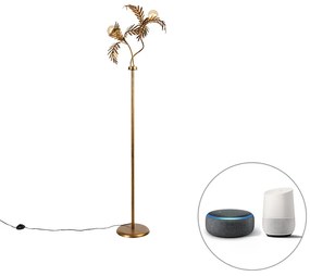 Okos állólámpa arany 187 cm 2 WiFi G95-ös izzóval - Botanica