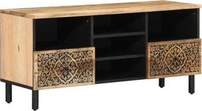 vidaXL tömör mangófa TV-szekrény 100 x 33 x 46 cm