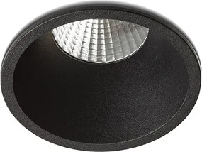 RENDL OWEN DIMM zápustná černá 230V LED 7W 45° IP54 3000K - 1800K