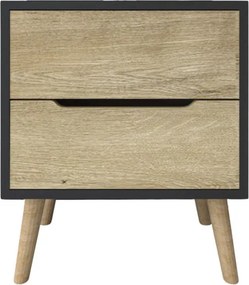 Flora - Anthracite, Sapphire Oak