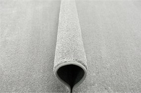 Szürke Szőnyeg Puha Sűrű Gyapjú Filc Nappaliba Sobrado 150x200 cm