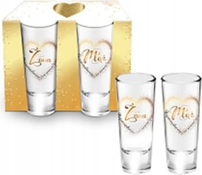 Poharak 2 db-os Esküvői Szett Férj Feleség Boldog