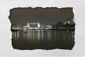 Poszterek 90x60 Éjszakai panoráma London