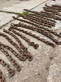 Régi vastag láncok lánc felakasztható dísz Diy Loft