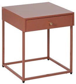 Terrakotta színű éjjeliszekrény Nara – Ixia