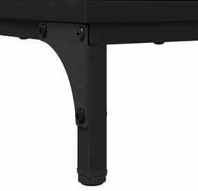 Éjjeli asztal fiókkal Fekete 63.5 x 36 x 61 cm Faanyag