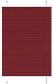 pliszírozott redőny Bordeaux piros 100x150 cm szövetszélesség