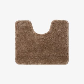 Goldea extra sűrű fürdőszobai szőnyeg / wc szőnyeg kivágással - kávészínű 50x60 cm 50 x 60 cm