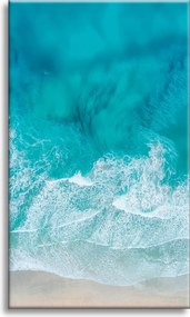 Vászonkép Tengerpart Őrült Víz Hullámok 50x80 cm Ideális ajándék