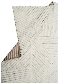 Krémszínű mosható kézi szövésű gyapjú szőnyeg 170x240 cm Almond Valley – Lorena Canals