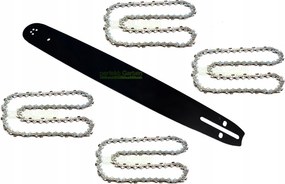 50cm 1,5mm vezetősín 4X lánc Garden Master GM-06027 AW-CS5200 fűrészhez