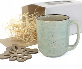 Ajándék szett Big Rustic kerámia bögre+ filc alátét