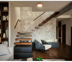 Osram - Mennyezeti lámpatest ORBIS MADRID 2xE27/10W/230V, átm. 29 cm, fa dekor