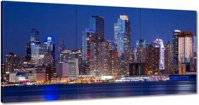 Festmények 120x60 New York éjszaka