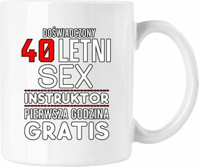 Bögre 40 Nyári Szex Oktató Humor Fehér 330ml