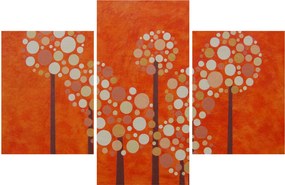 Kép - Narancssárga erdő (90x60 cm)