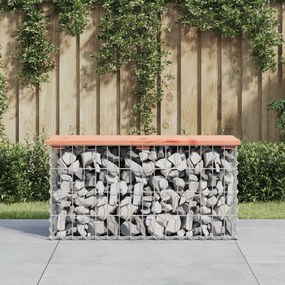 vidaXL tömör duglászfenyő gabion kerti pad 83x31,5x42 cm