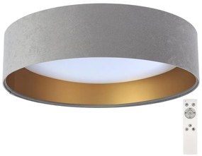 BPS Koncept LED Dimmelhető mennyezeti lámpa SMART GALAXY LED/24W/230V szürke/arany + távirányító BS0353