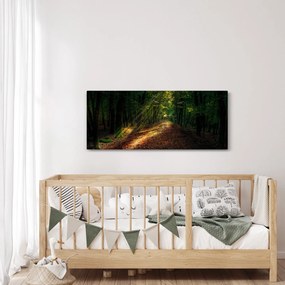 Erdei út képe (120x50 cm)