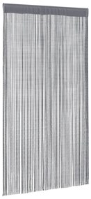 2 db antracit zsinórfüggöny 140 x 250 cm