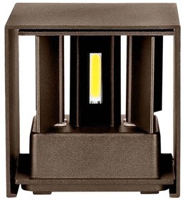 LED Kültéri fali lámpa LED/11W/230V 3000K IP65 barna