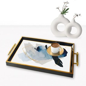 Üveg tálca, 38×24 cm – TPA1