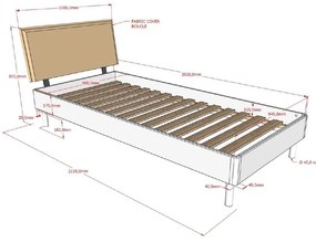 Fehér bükkfa gyerekágy 90x200 cm Forrest – Vipack