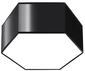 Sollux Sollux SL.1060 - Mennyezeti lámpa SUNDE 2xE27/60W/230V 13,5 cm fekete SLX0853