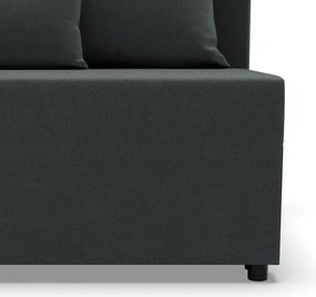 Nobu kanapé, bársony, szürke